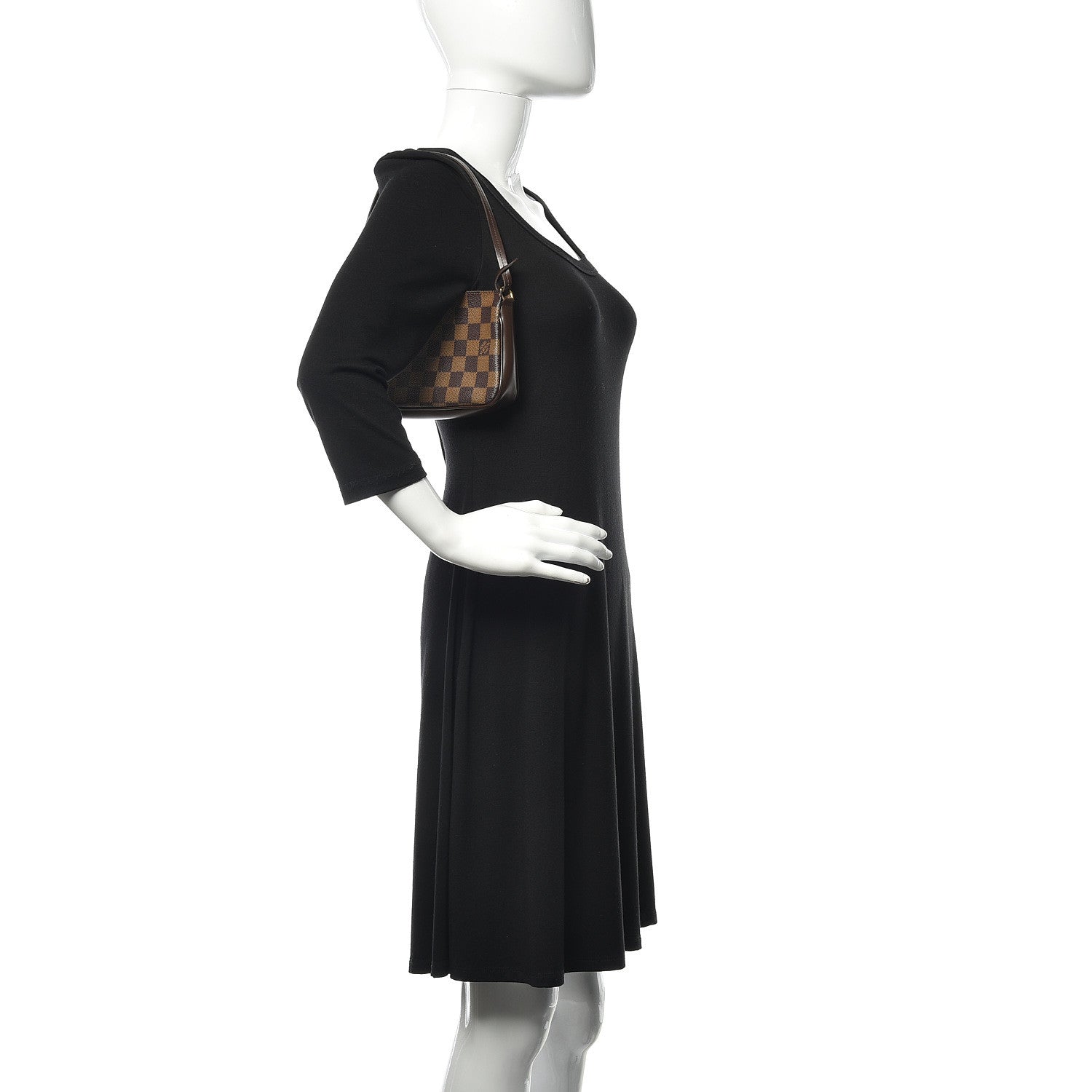 Louis Vuitton Damier Ebene Navona Pochette Accessories 2 of 12
