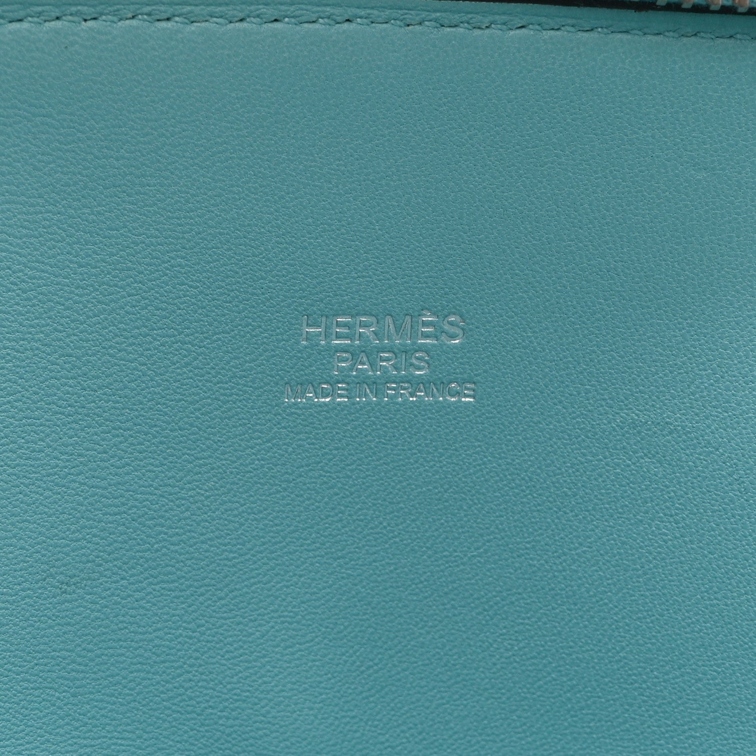 Hermes Taurillon Clemence Bolide 31 Bleu Atoll 6 of 10