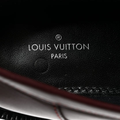 Louis Vuitton Calfskin Academy Loafers 39 Burgundy 6 of 8