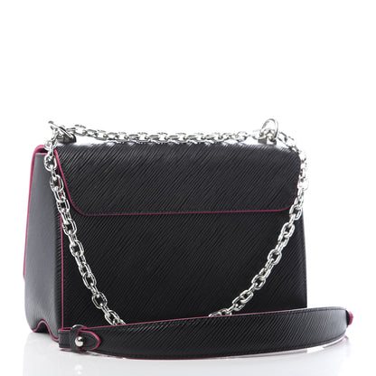 Louis Vuitton Epi Twist Shoulder Bag MM Black Pink 2 of 7