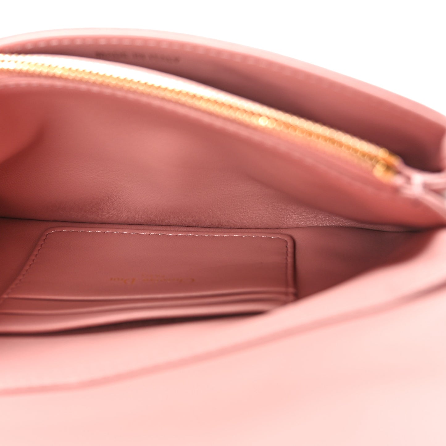 Calfskin Macrocannage Mini Caro Bag Rose De Vents
