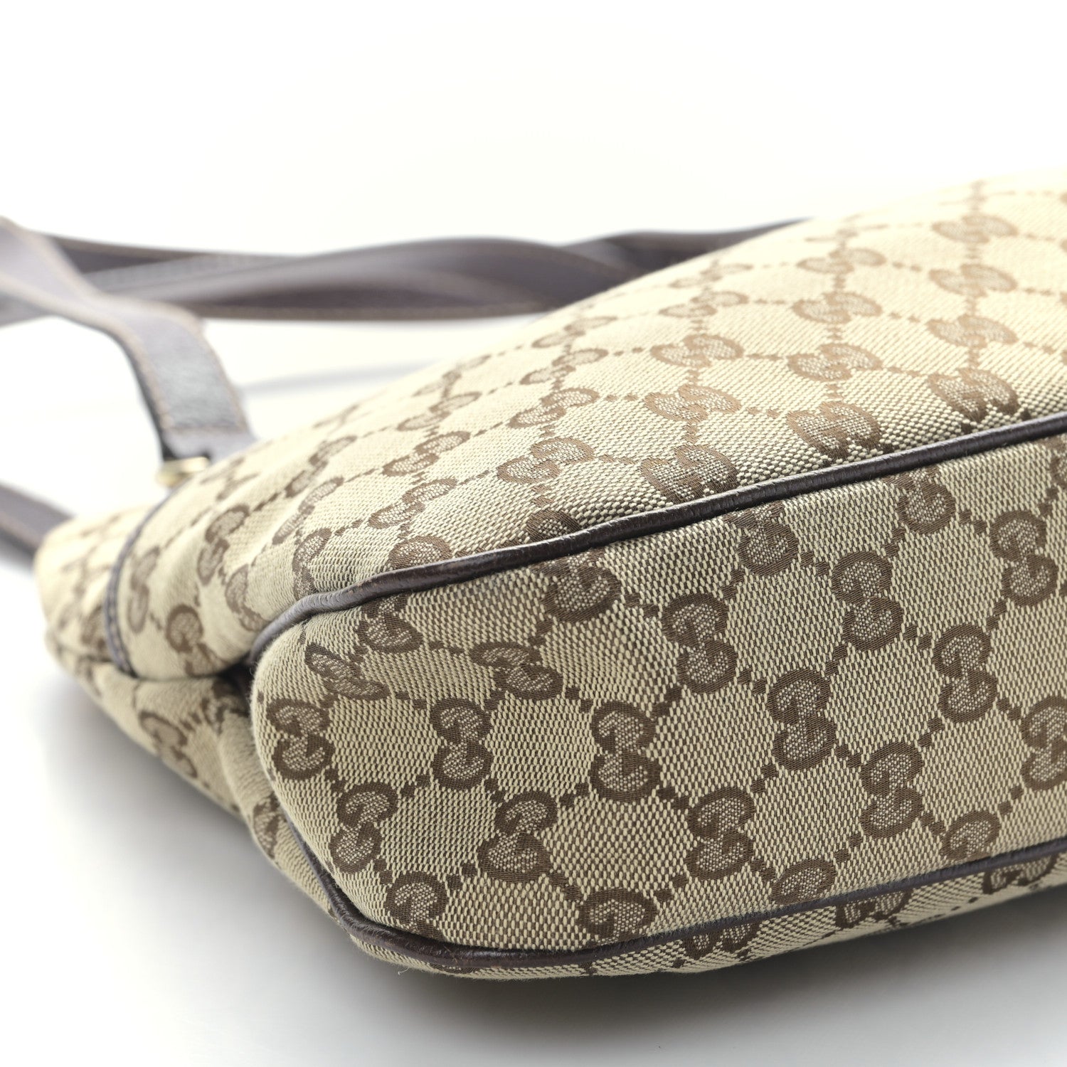 Gucci Monogram Medium Charmy Shoulder Bag Brown 8 of 9