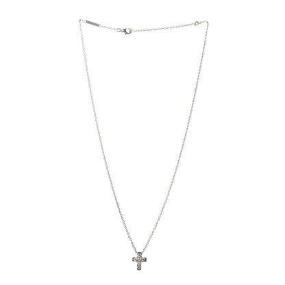 Van Cleef & Arpels 18K Yellow Gold Diamond Cross Pendant Necklace 3 of 5