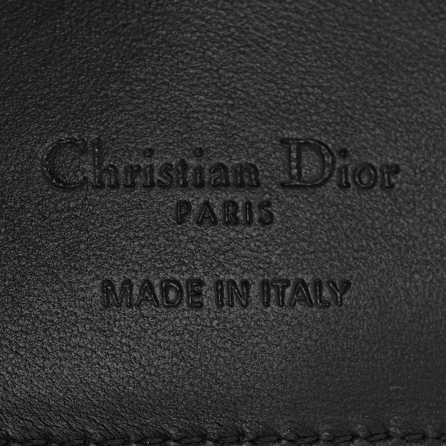 Lambskin Cannage Lady Dior Dahlia Wallet Black