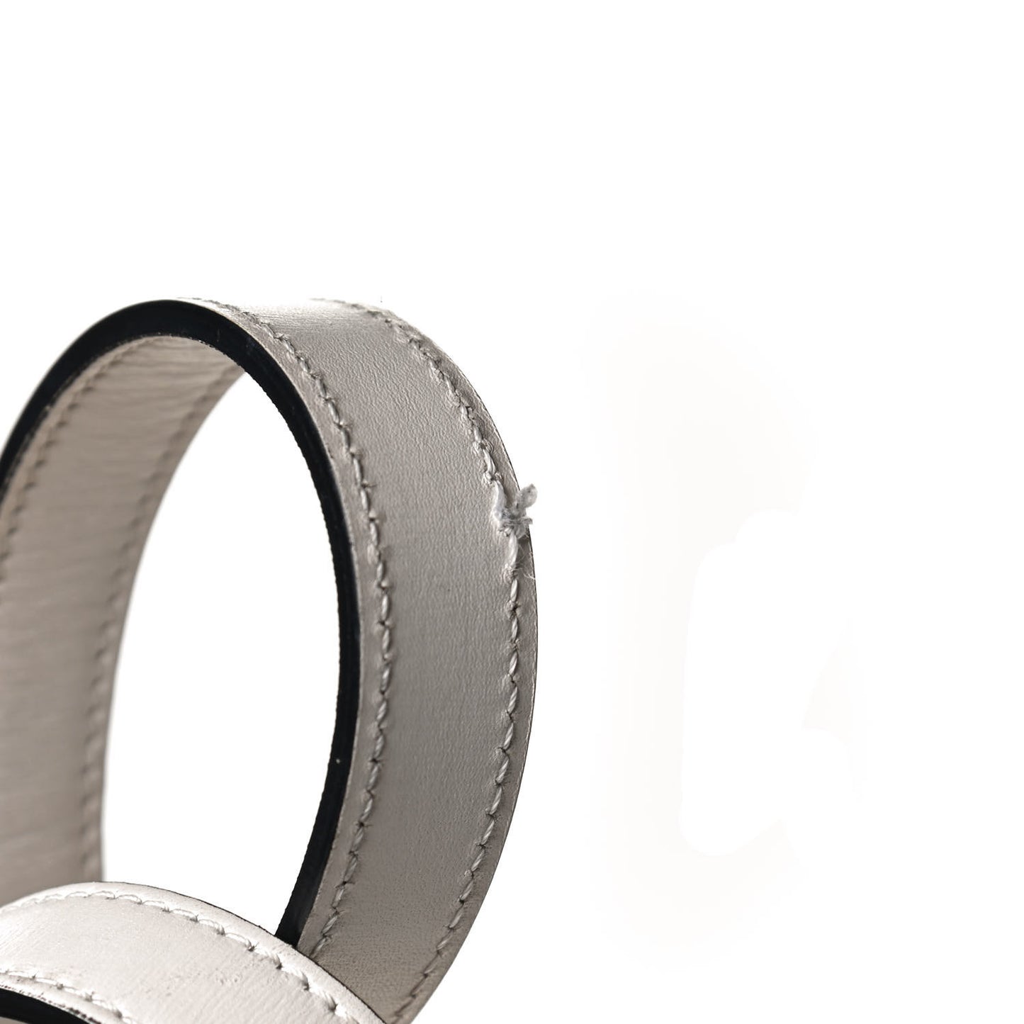 Smooth Calfskin Nano Luggage White