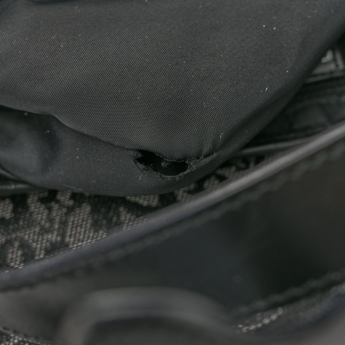 Christian Dior Monogram Saddle Bag Black 12 of 12