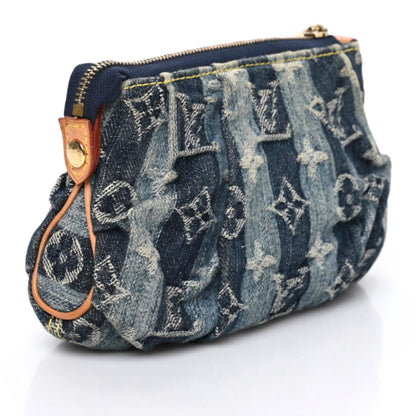 Louis Vuitton Denim Raye Trousse Cosmetic Pouch 3 of 6