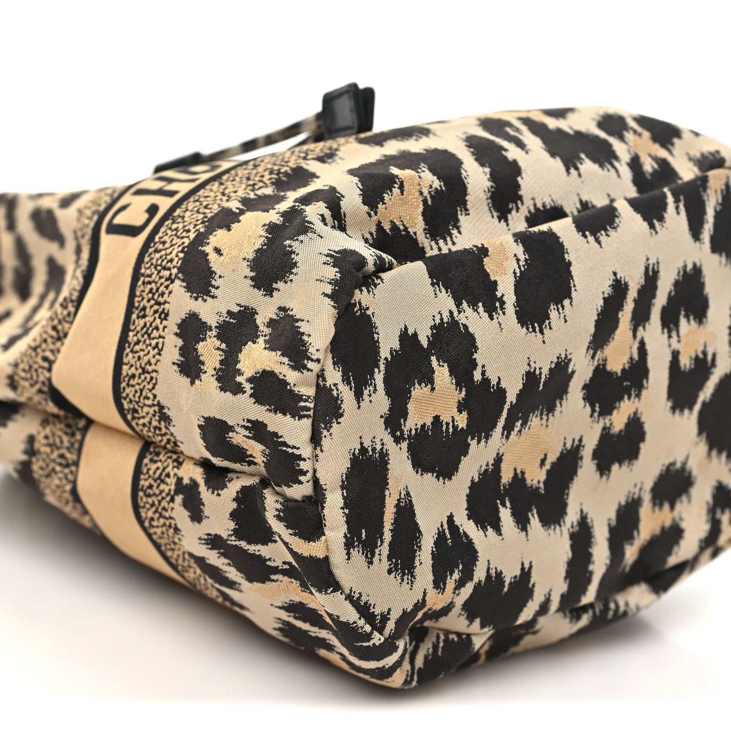 Christian Dior Canvas Mizza Embroidered Leopard DiorTravel Pouch Beige 9 of 11
