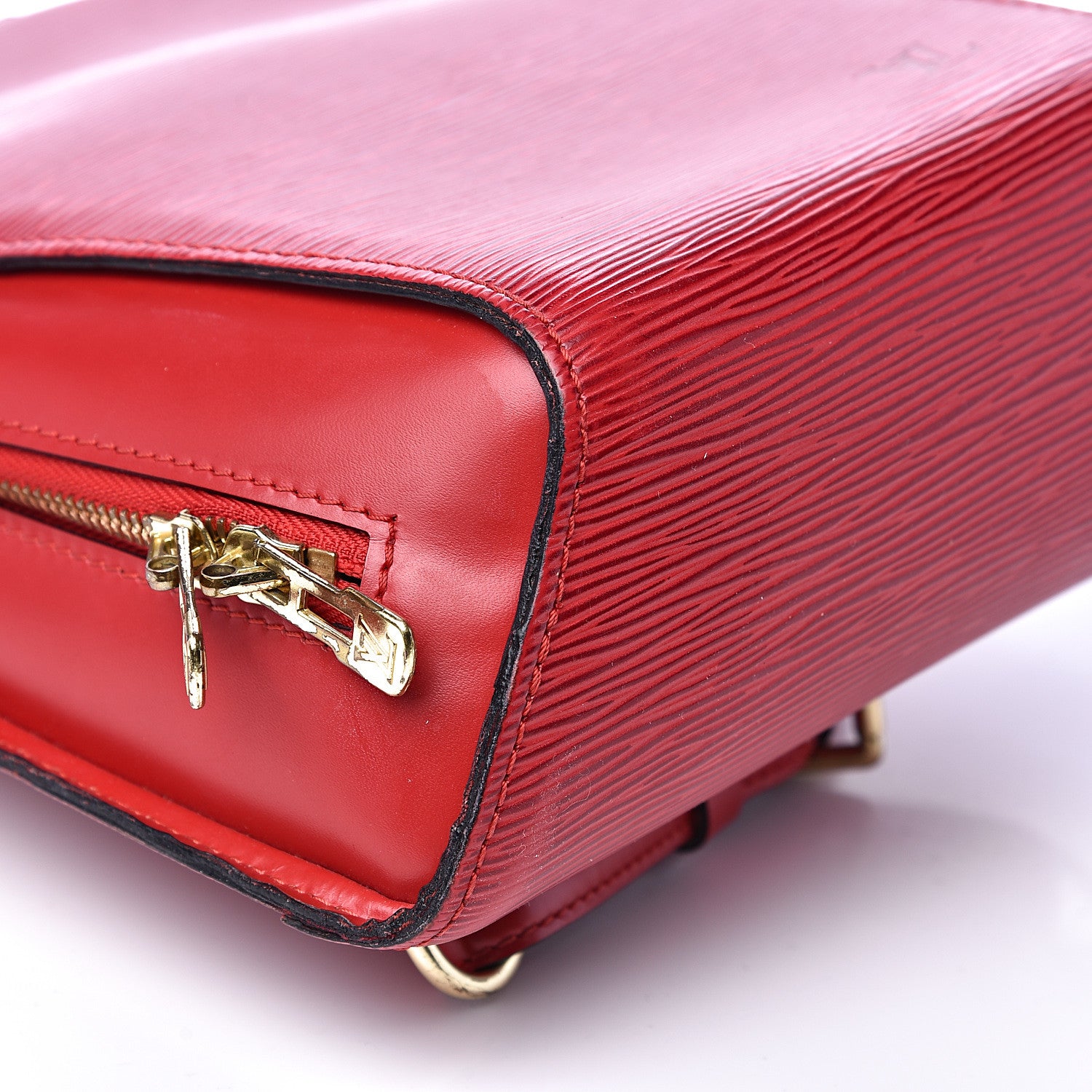 Louis Vuitton Epi Mabillon Backpack Castillan Red 6 of 13