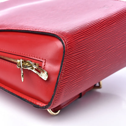 Louis Vuitton Epi Mabillon Backpack Castillan Red 6 of 13