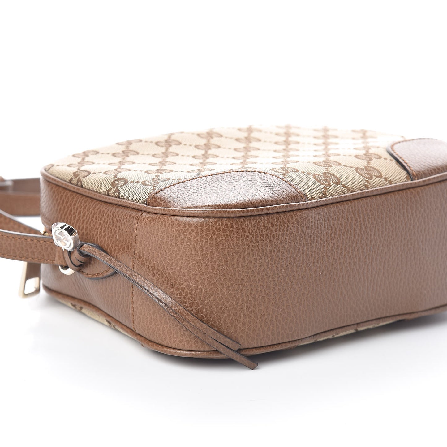 Monogram Mini Bree Messenger Bag Beige Tabacco