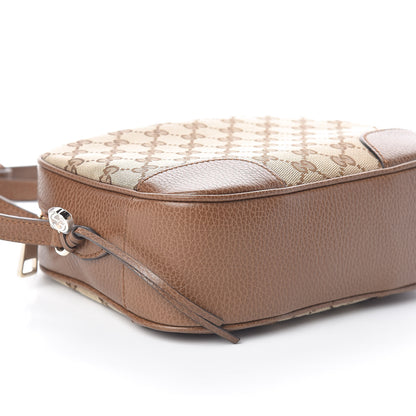 Gucci Monogram Mini Bree Messenger Bag Beige Tabacco 8 of 9