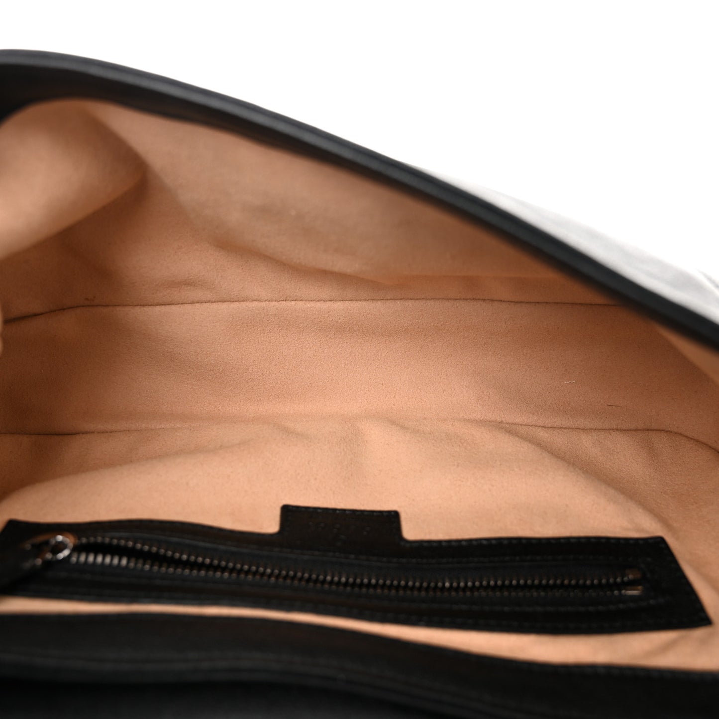 Goatskin Small GG Monochrome Aphrodite Shoulder Bag Black