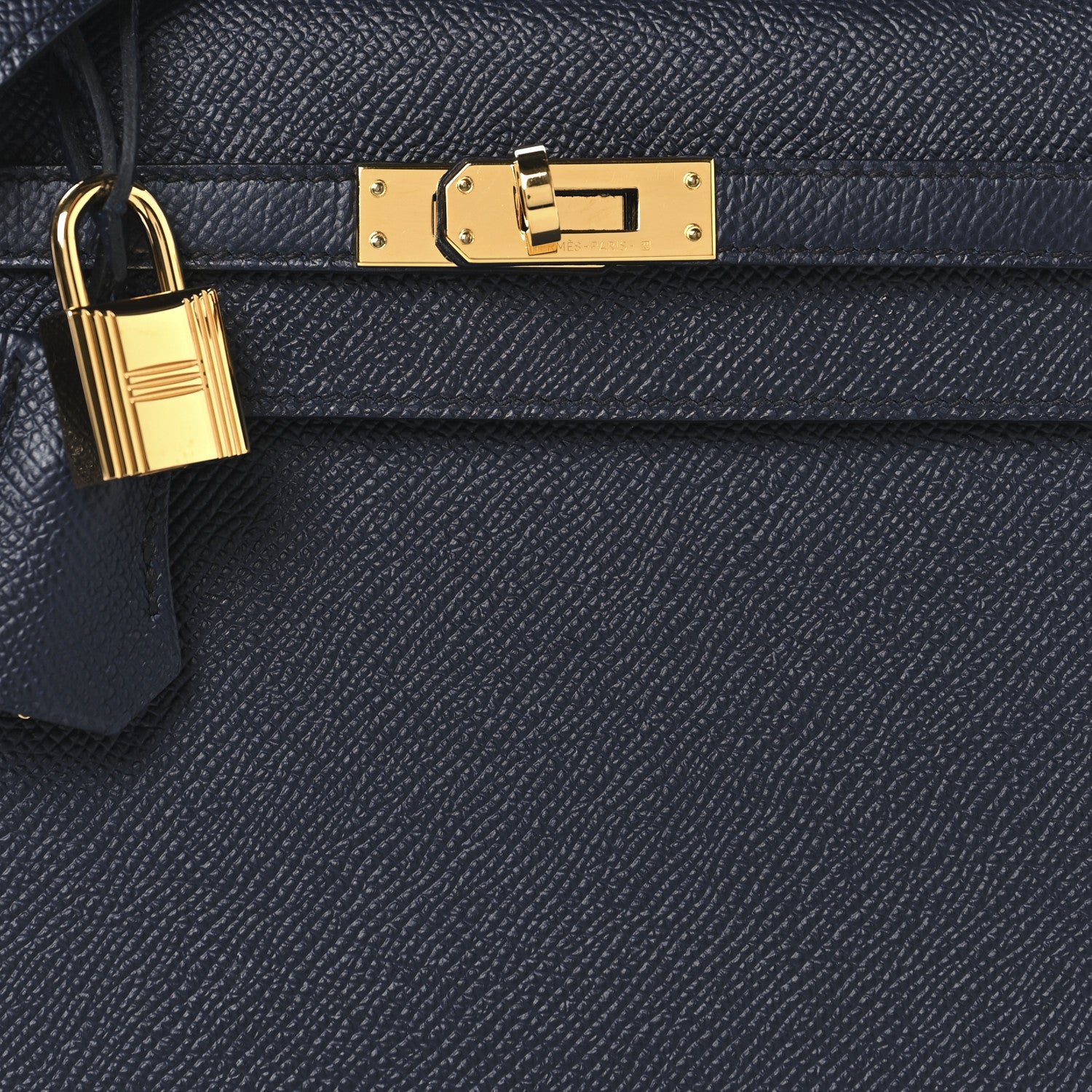 Hermes Epsom Kelly Sellier 25 Bleu Indigo 8 of 13