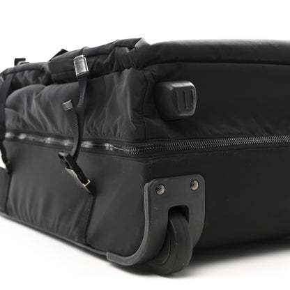 Prada Tessuto Nylon Saffiano Trolley Rolling Suitcase Luggage Black 9 of 12