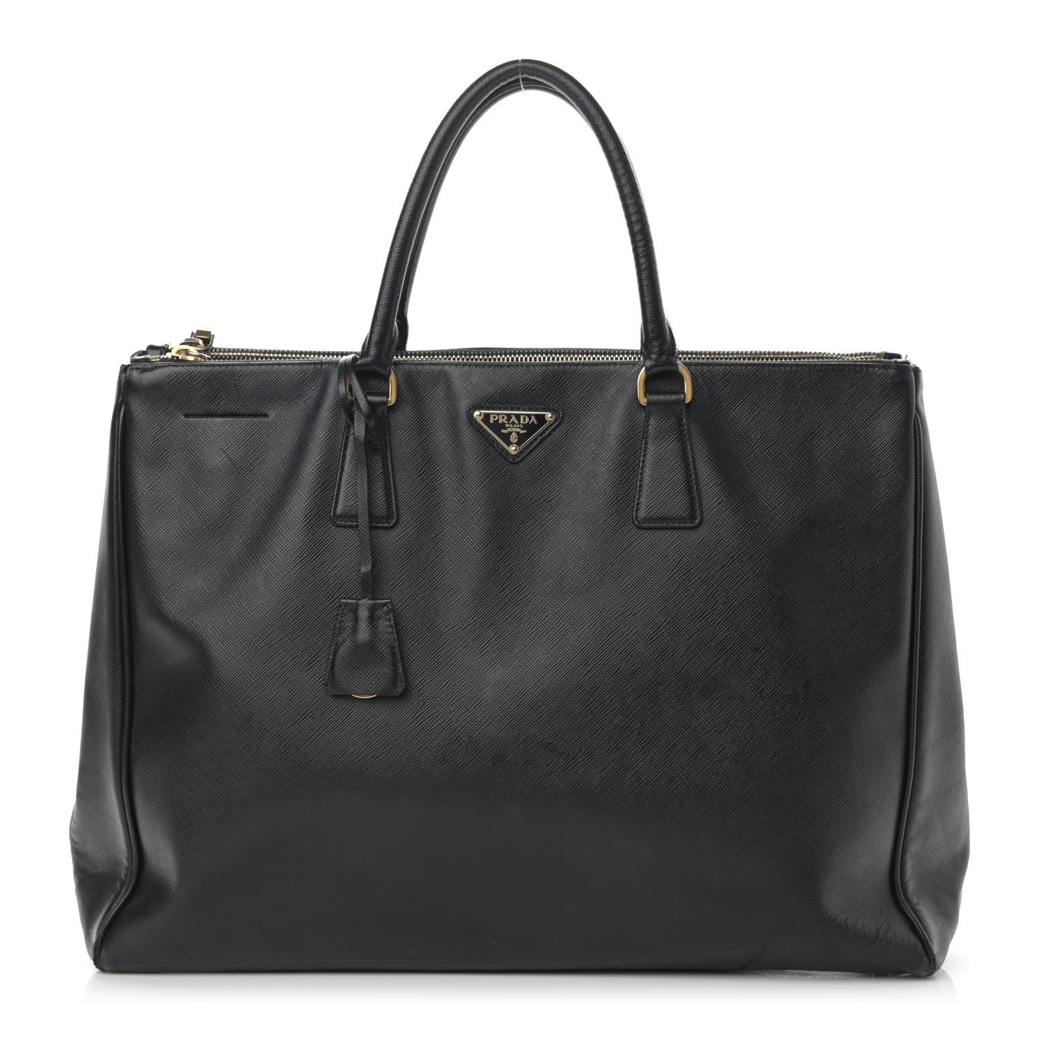 Prada Saffiano Large Galleria Double Zip Tote Black 1 of 29