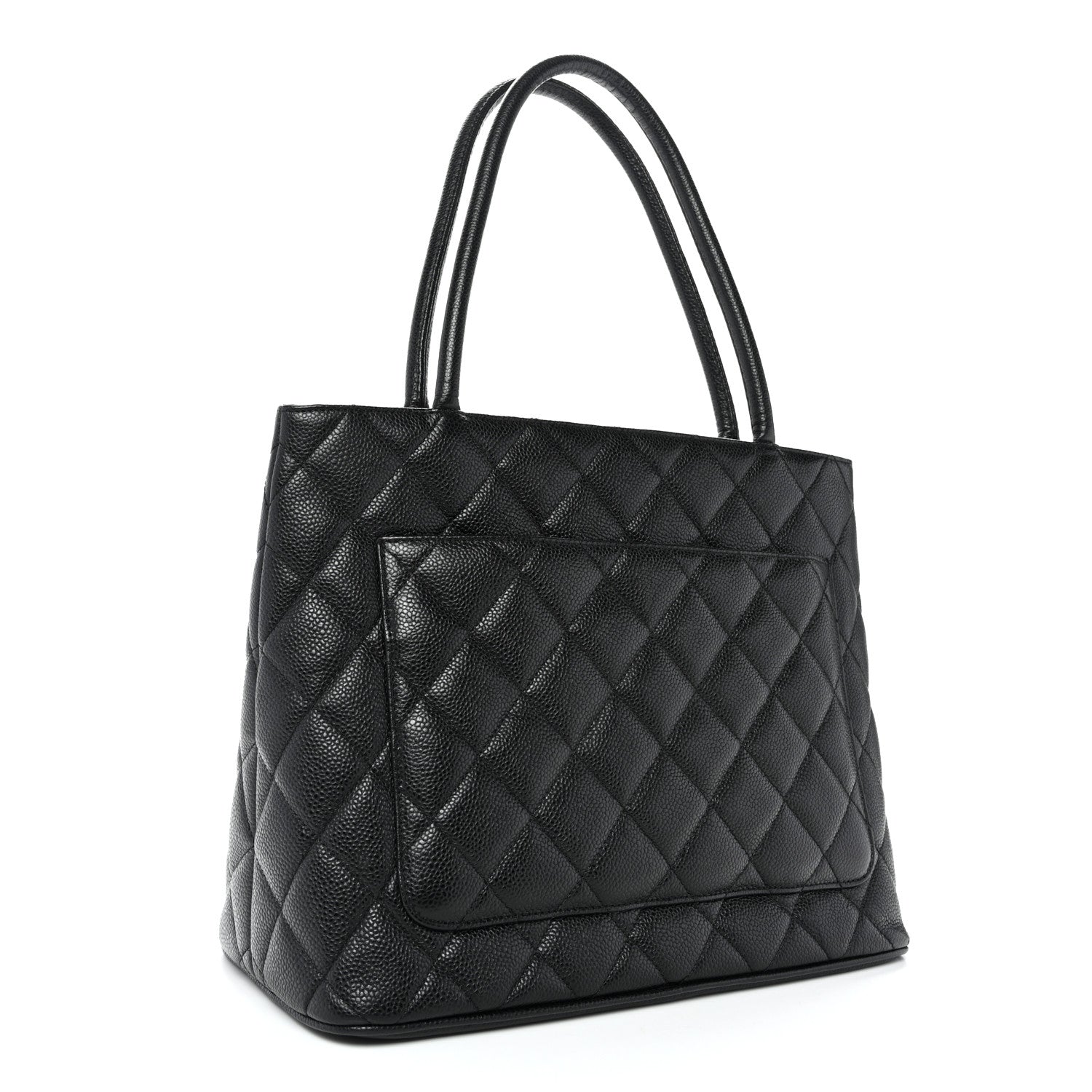 Chanel Caviar Quilted Medallion Tote Black 3 of 10