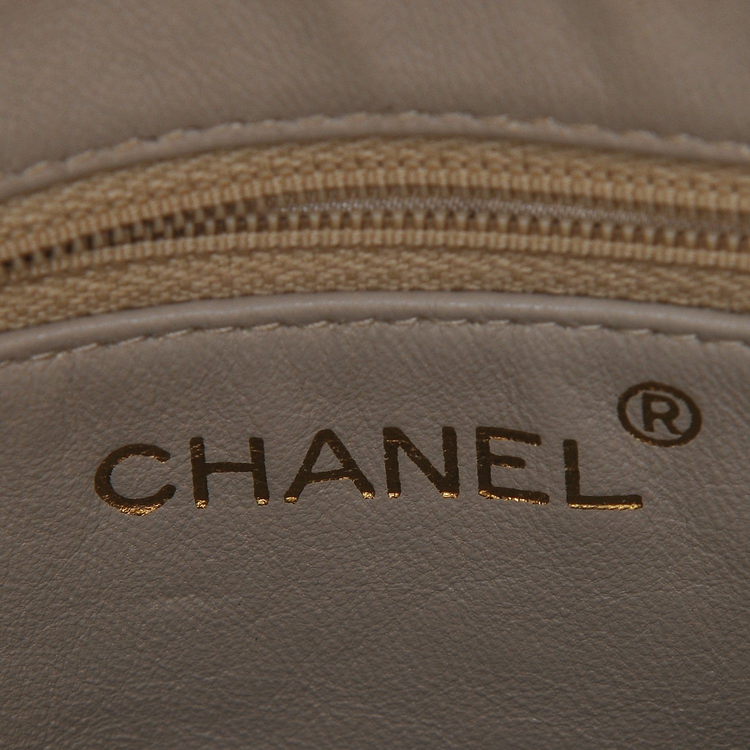 Chanel Lambskin Quilted Camera Case Beige 8 of 10