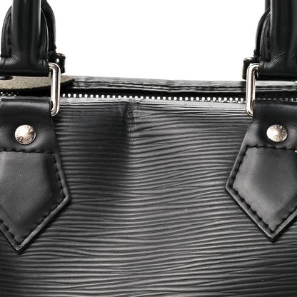 Louis Vuitton Epi Speedy 25 Black 6 of 10