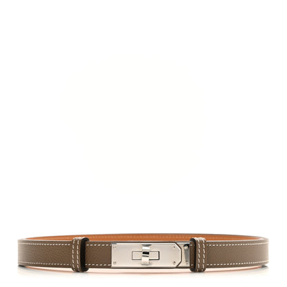 Hermes Epsom Kelly Belt Etoupe 1 of 5