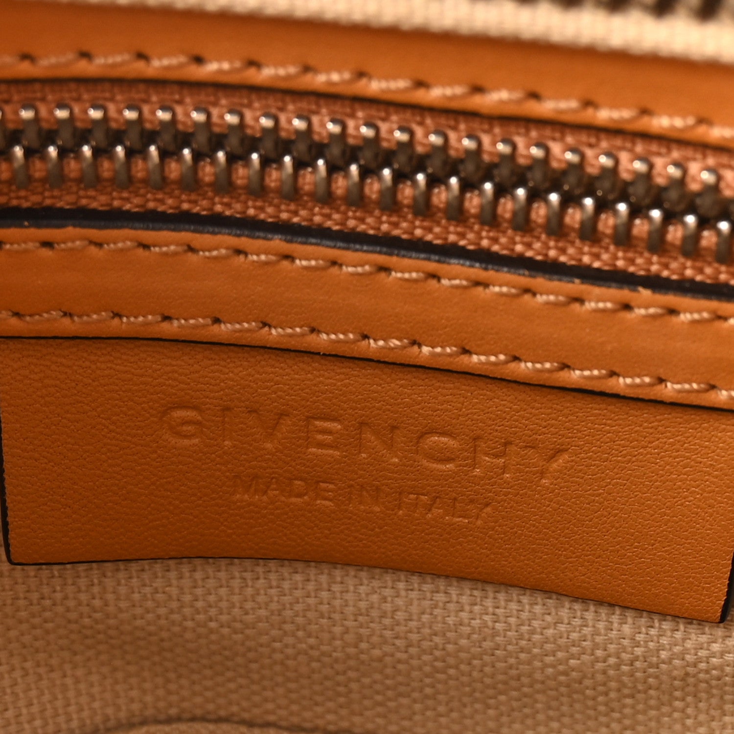 Givenchy Tumbled Sheepskin Small Pandora Mustard 6 of 10