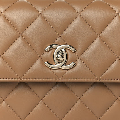 Chanel Lambskin Quilted Small Trendy CC Dual Handle Flap Bag Beige 8 of 11