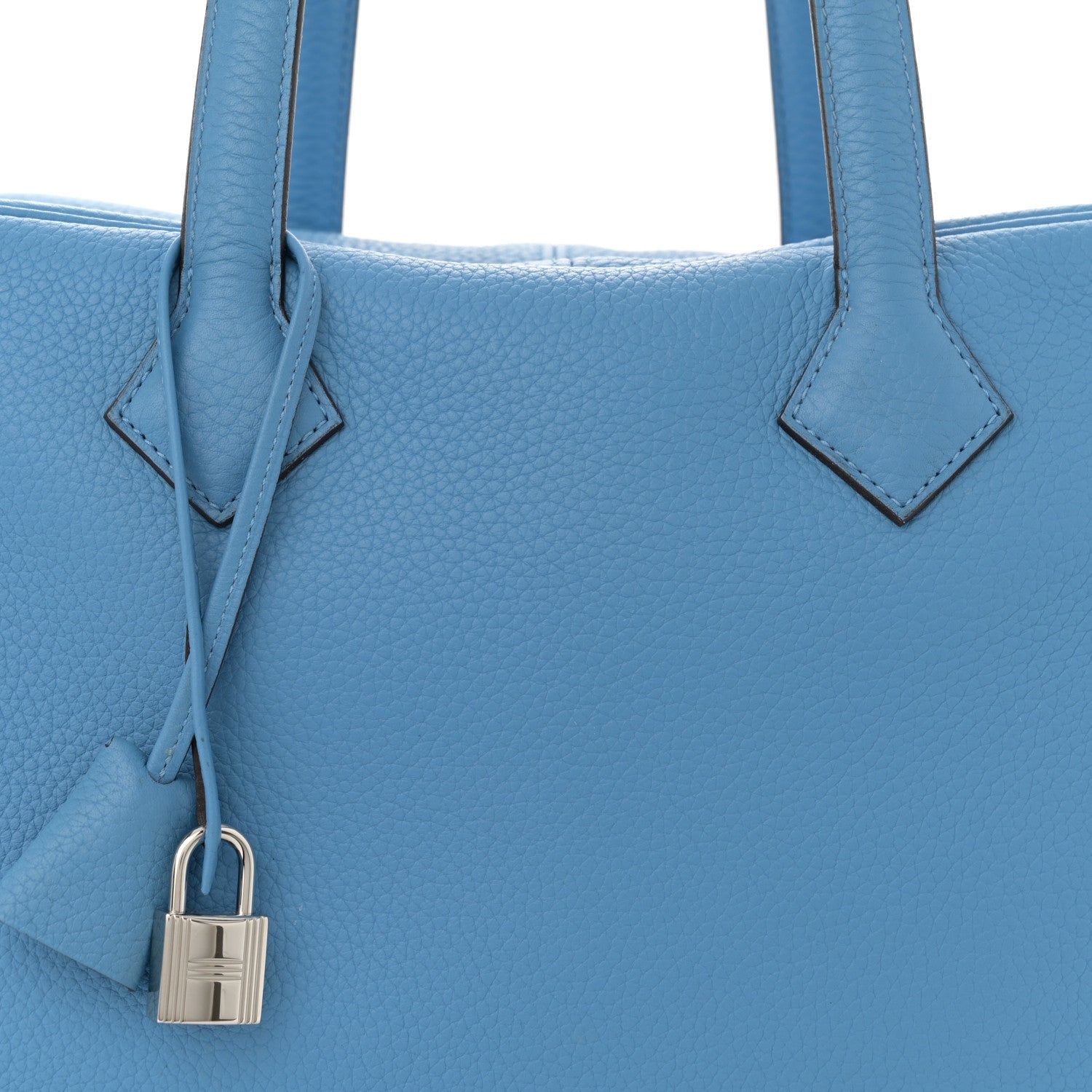 Hermes Taurillon Clemence Victoria II 35 Bleu Paradis 8 of 11