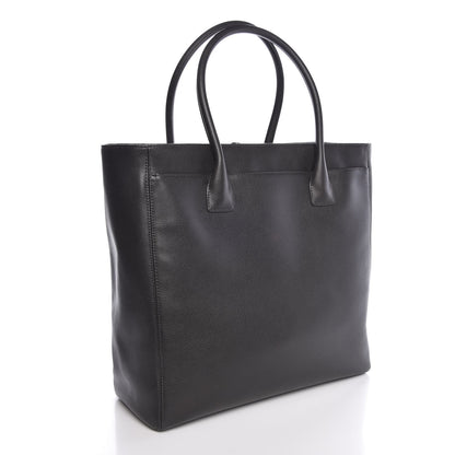 Chanel Calfskin Tall Cerf Tote Anthracite 3 of 7