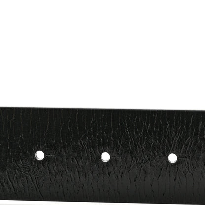 Chanel Patent Calfskin CC Reversible Belt 85 34 Black White 4 of 5
