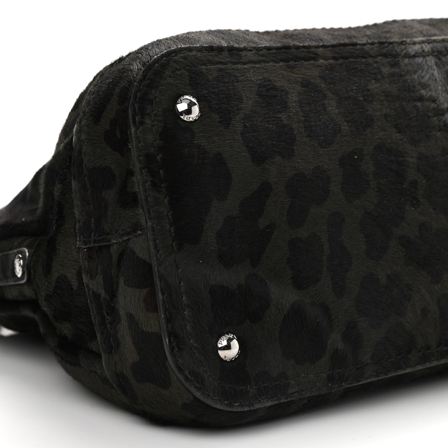 Prada Cavallino Leopard Print Bauletto Mimetico 10 of 11