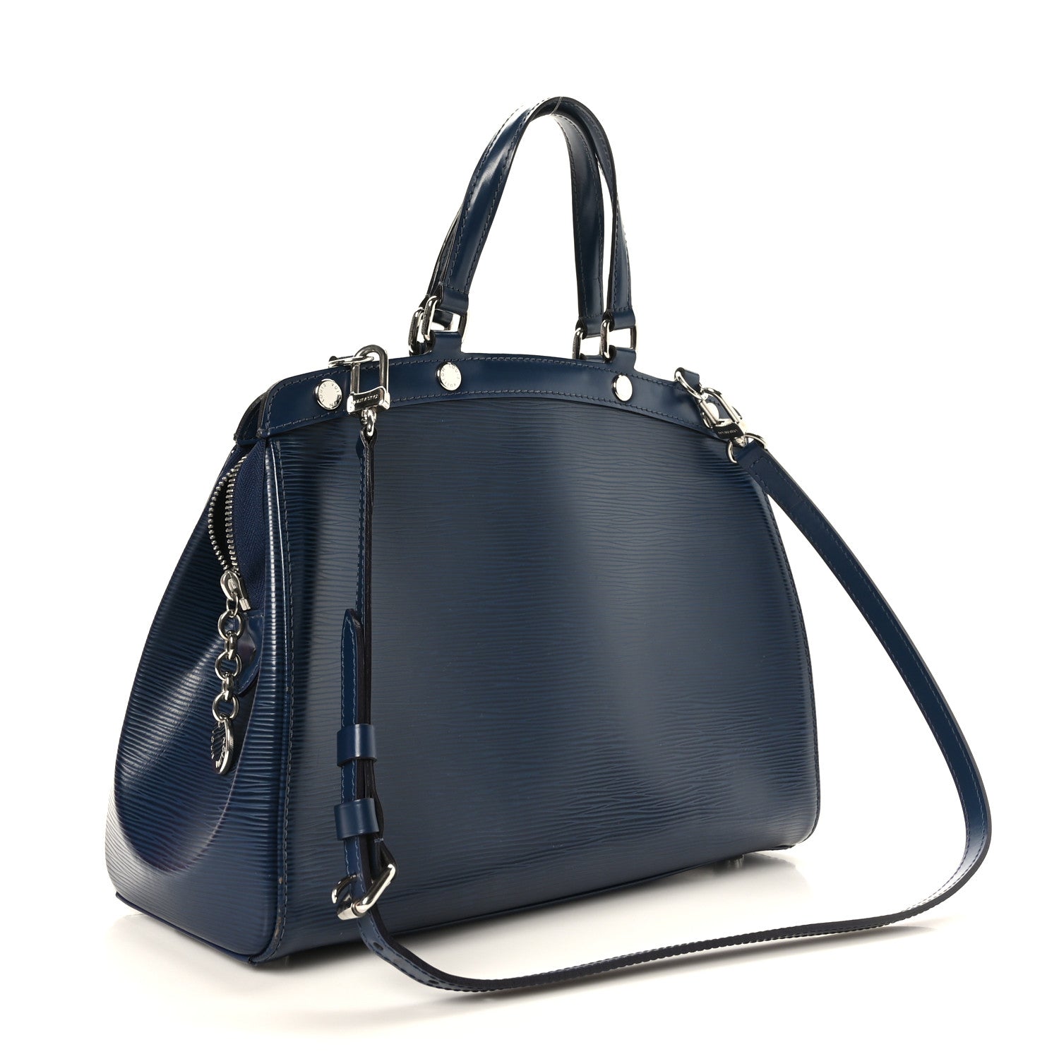 Louis Vuitton Epi Brea MM Indigo 3 of 8