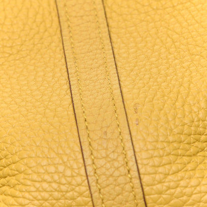 Hermes Taurillon Clemence Picotin Lock 22 MM Jaune Ambre 9 of 9