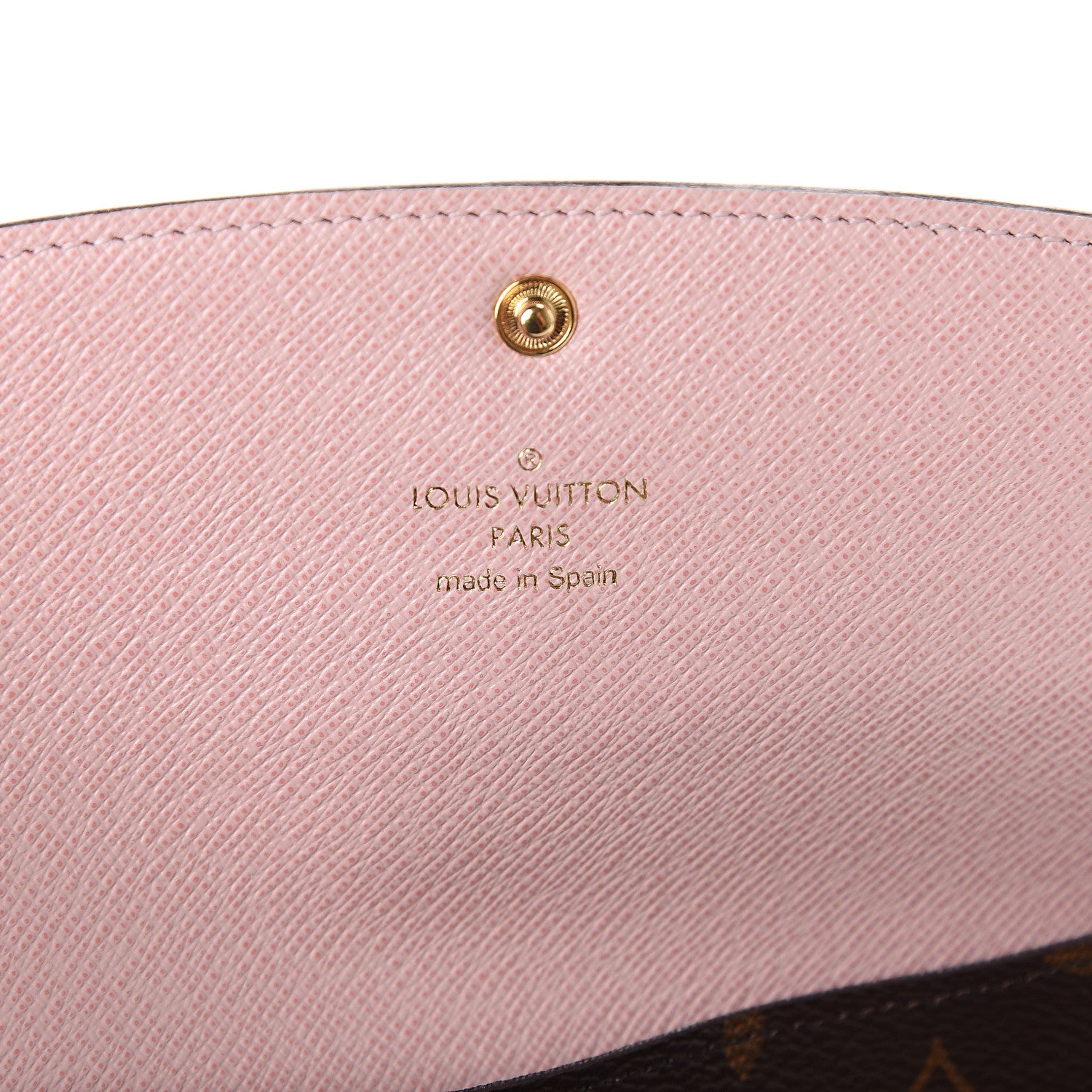 Louis Vuitton Monogram Emilie Wallet Rose Ballerine 5 of 5