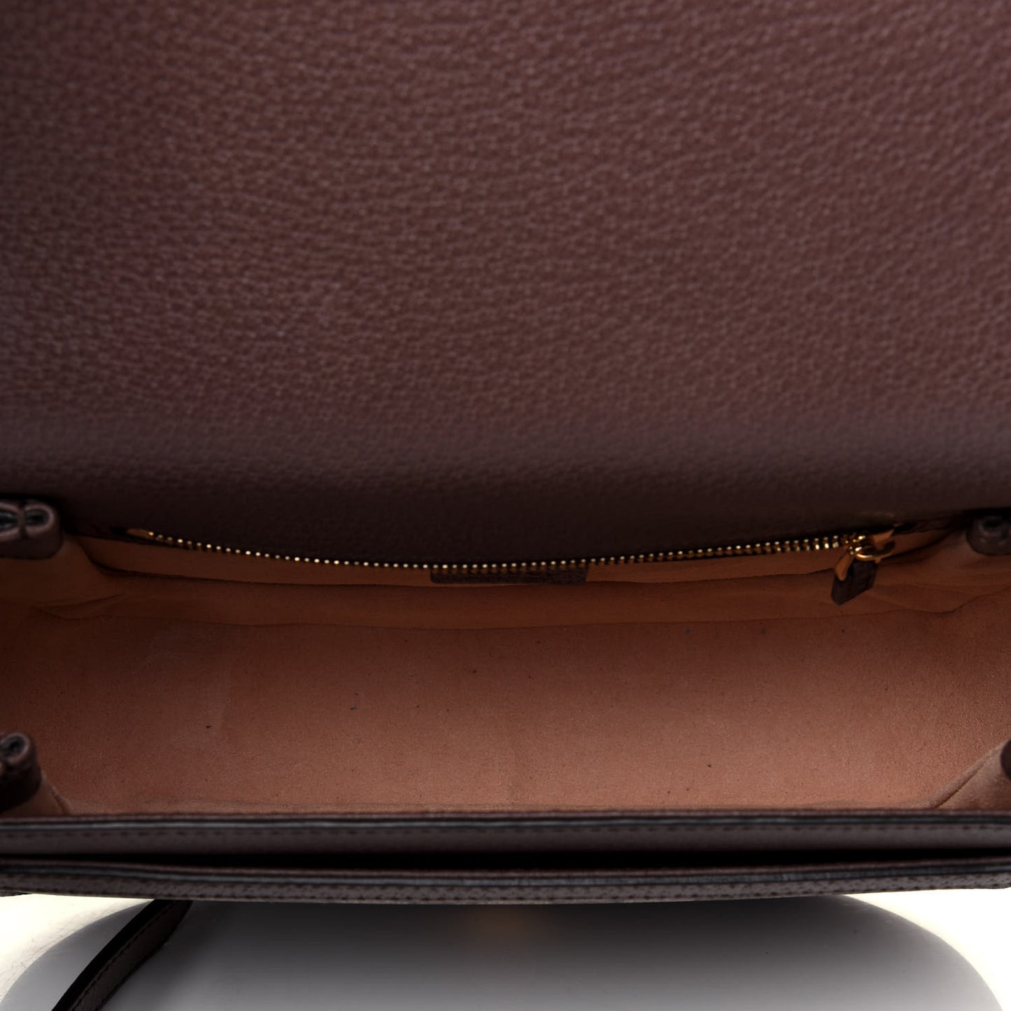 GG Supreme Monogram Web Small Ophidia Flap Messenger Bag Brown