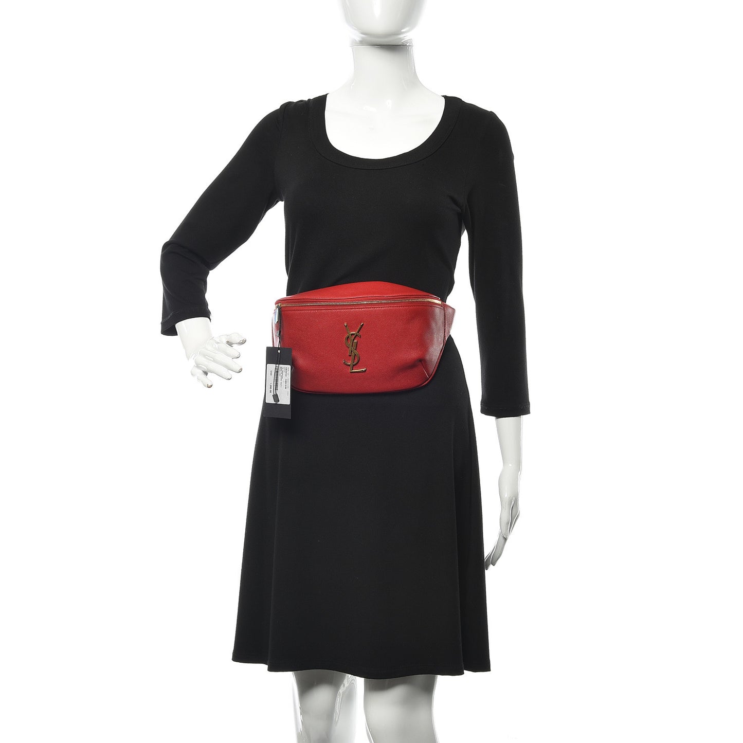 Grain De Poudre Monogram Belt Bag Rouge Eros