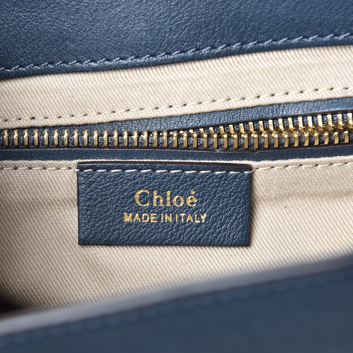 Chloe Suede Calfskin Small Faye Backpack Silver Blue 6 of 7