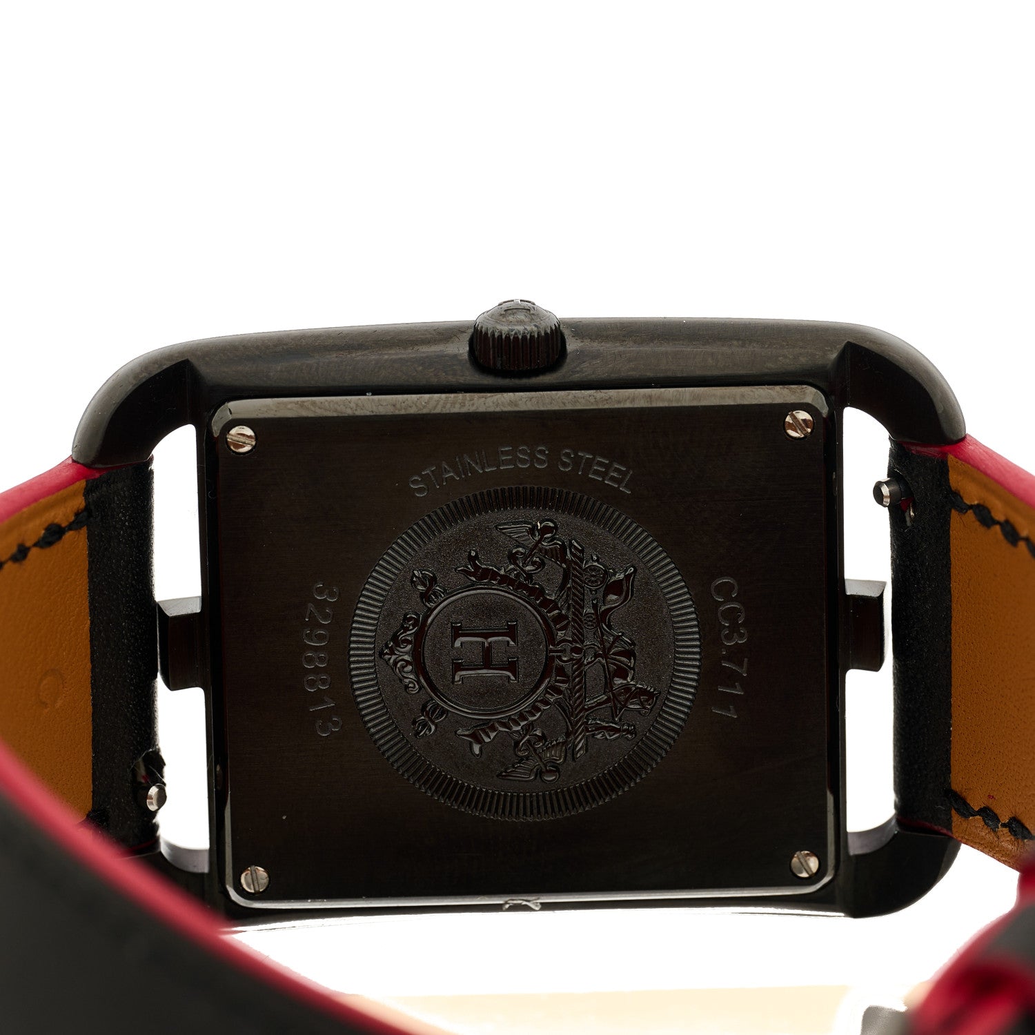 Hermes PVD Stainless Steel Epsom 29mm Cape Cod Double Tour Quartz Watch Noir 4 of 4
