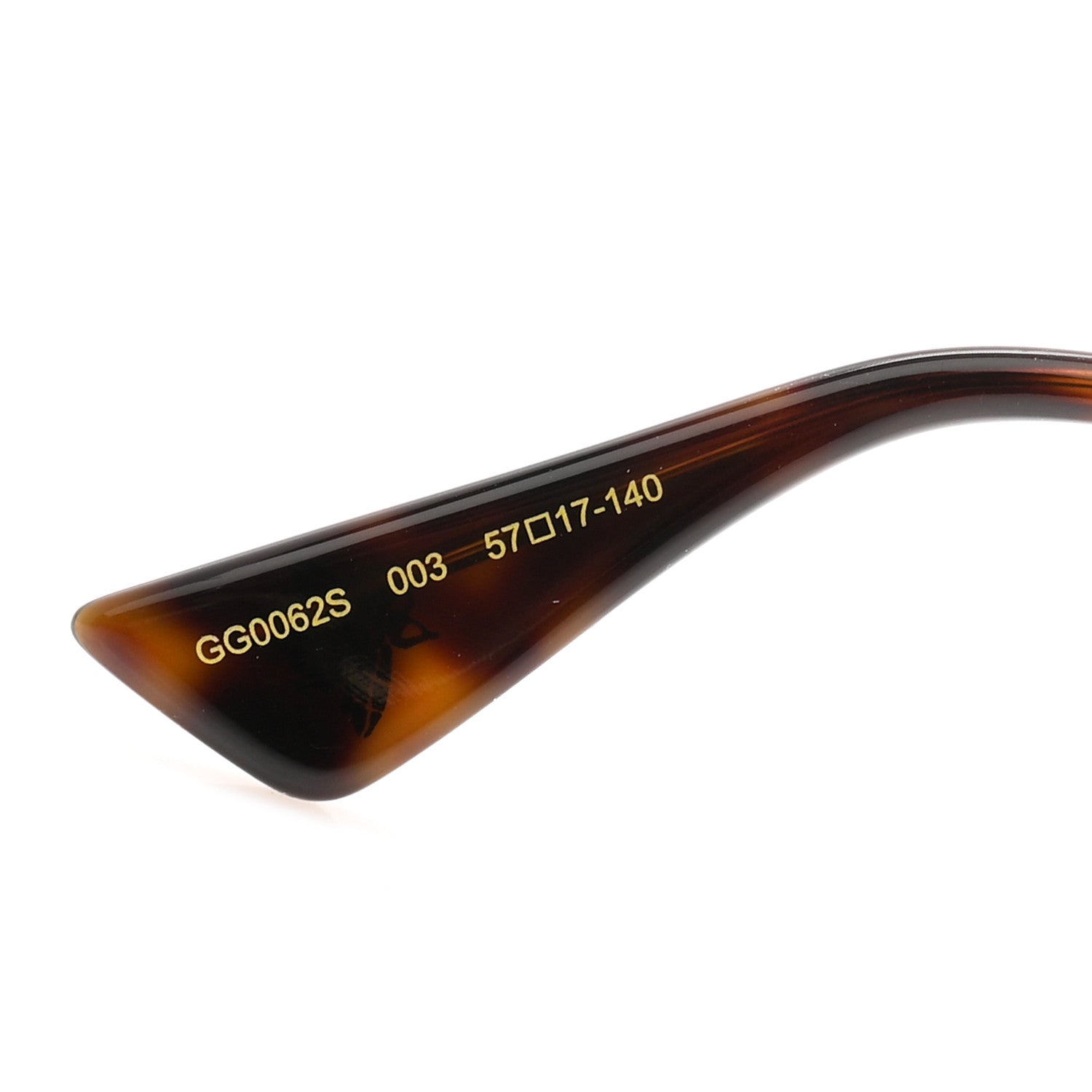 Gucci Metal Web Aviator Sunglasses GG0062S Green Red 5 of 6