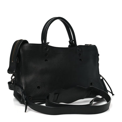 Balenciaga Veau Soyeux Perforated Blackout Hardware S City Black 4 of 13