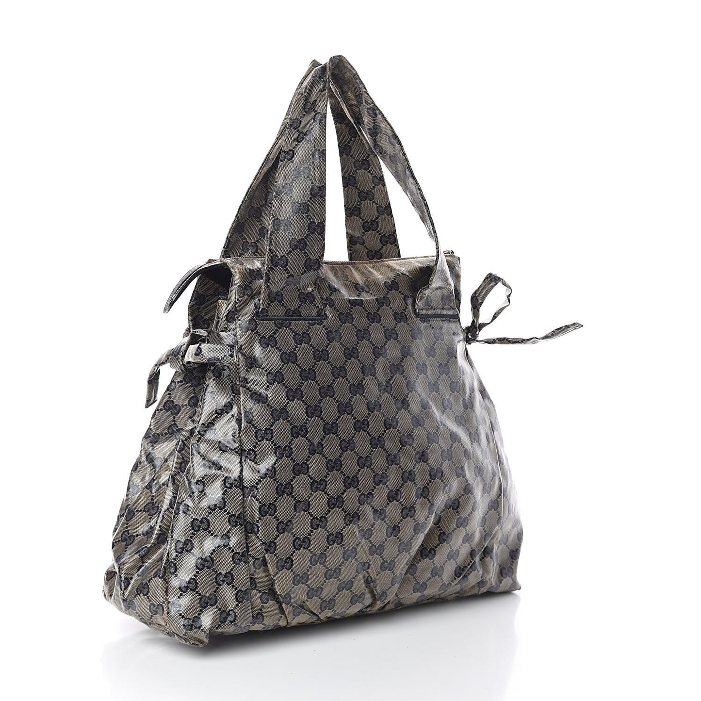 Crystal Monogram Hysteria Tote Navy Blue