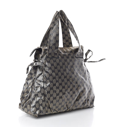 Gucci Crystal Monogram Hysteria Tote Navy Blue 4 of 14