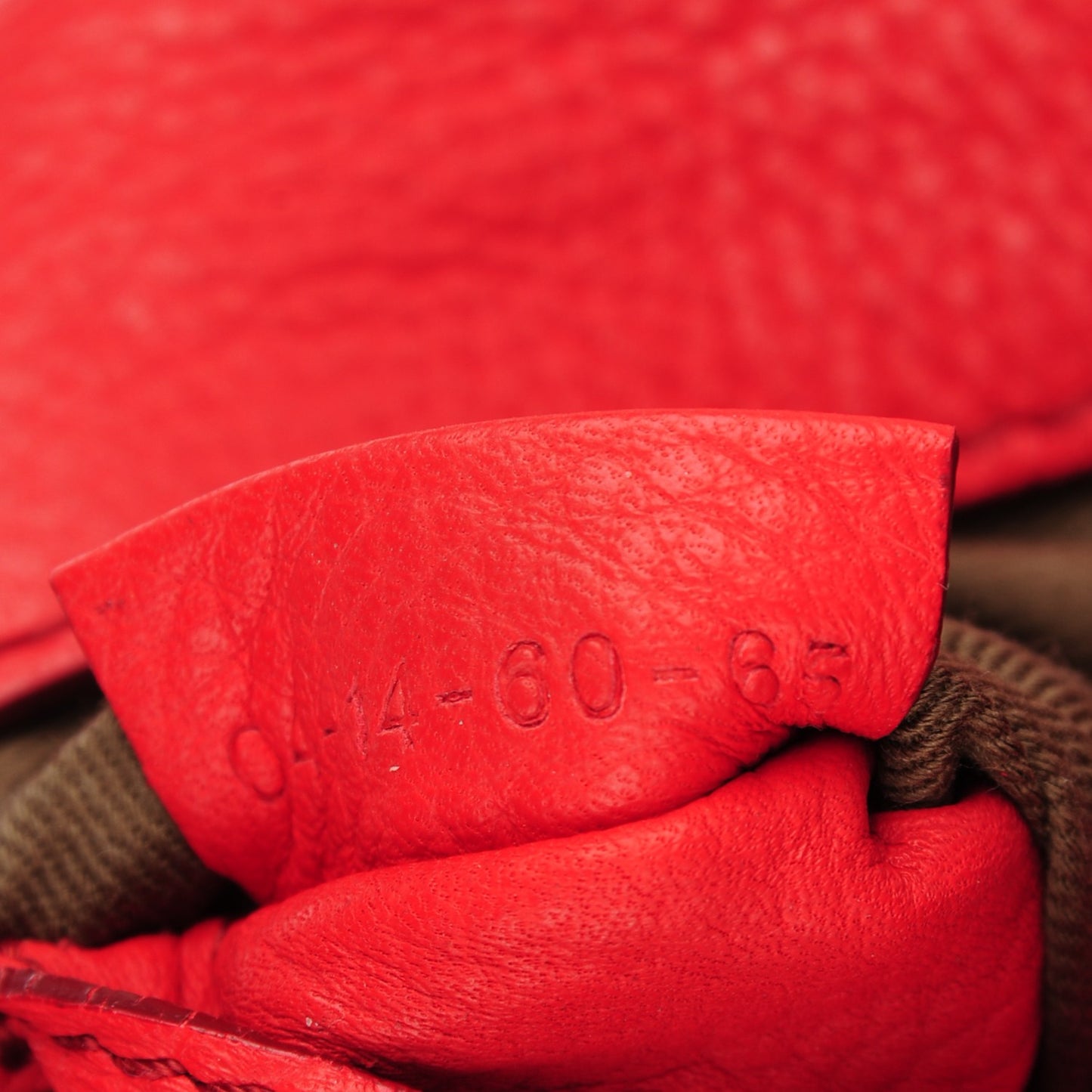 Calfskin Mini Marcie Round Crossbody Bag Red