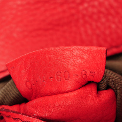 Chloe Calfskin Mini Marcie Round Crossbody Bag Red 8 of 8