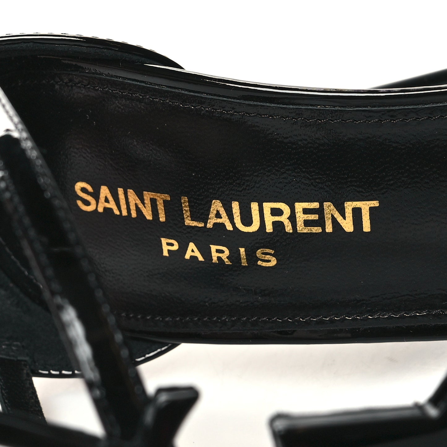 Calfskin Cassandra 100 Ankle Strap Sandals 37 Black