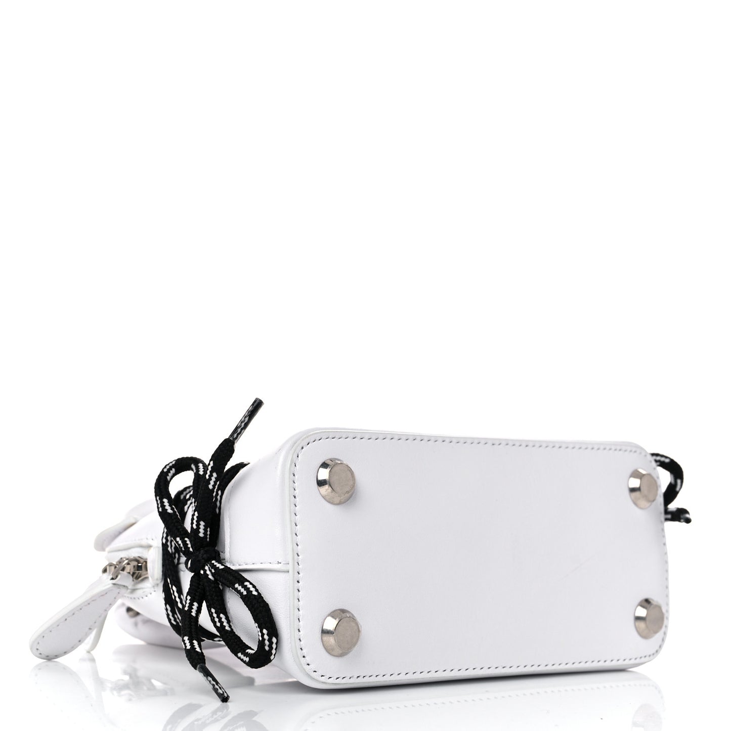 Calfskin Hello Kitty XXS Ville Top Handle Bag White