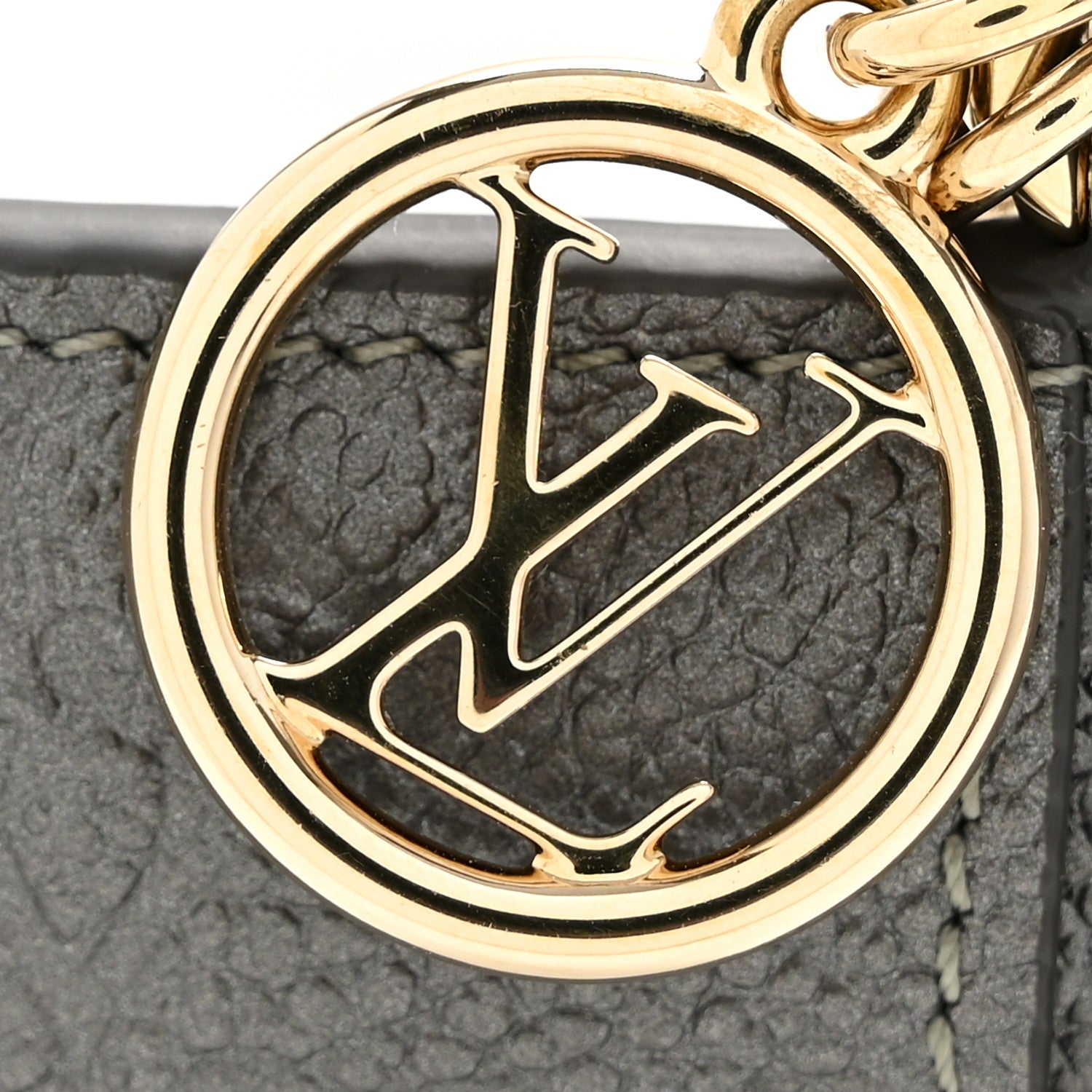 Louis Vuitton Empreinte Monogram LV Charms Card Holder Gunmetal