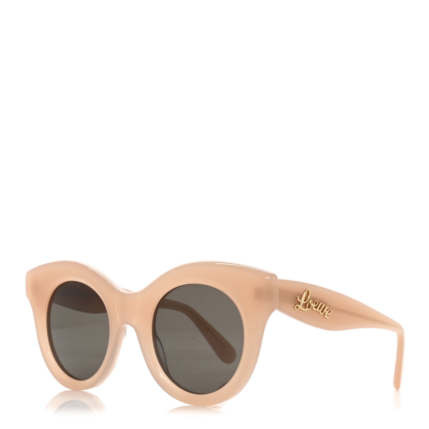 Loewe Acetate Round Sunglasses LW40089I Light Pink 1 of 6
