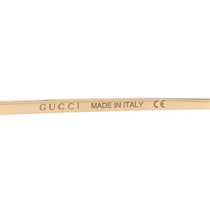 Gucci Metal Horsebit Square Frame Sunglasses GG0879S Gold 5 of 7