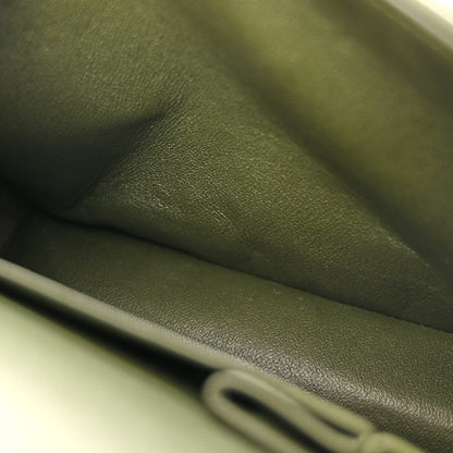 Chanel Lambskin Quilted Tri-Color Medium Double Flap Green Brown 14 of 14