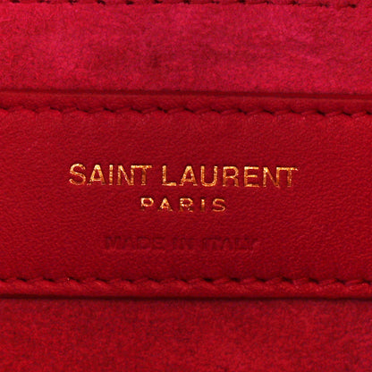 Saint Laurent Lambskin Quilted Le 57 Diamond Shoulder Bag Pink 6 of 10